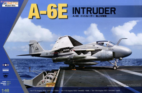 Kinetic 1/48 A-6E Intruder kit K48023 True Details seats, Cartograf decals.