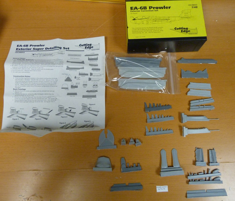 Cutting Edge 1/48 scale resin EA-6B Prowler Exterior Correction set - CEC48053