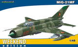 Eduard 1/48 scale MiG-21 MF Weekend Edition - kit 84125 Factory Sealed
