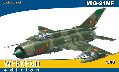 Eduard 1/48 scale MiG-21 MF Weekend Edition - kit 84125 Factory Sealed