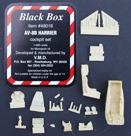 Black Box 1/48 resin AV-8B Harrier Cockpit set for Monogram - 48018