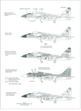SuperScale 1:48 Decals MiG 29 Fulcrums Iran Iraq Yugoslavia E. Germany- 48-403