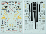 Aeromaster 1/48 scale Colorful A-6 Intruders decals - 48-537