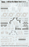 TwoBobs 1/48 scale A-4M Lo-Vis Mikes Part II decal sheet - 48-093