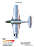Cutting Edge 1:48 scale P-59 Airacomet Part 2 decal sheet - CED48254