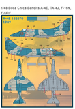 Furball 1/48 decals Boca Chica Bandits A-4E, TA-4J, F-16N, F-5E/F - FUR-48099