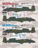 Bullseye 1/48 Decals 48054 A-10A Thunderbolt II Big Ass Warthog Sheet for GWH