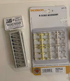 12 Tichy Train Group N Scale Miscellaneous RR Signs and 1 Bachmann - Bundle