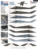 TwoBobs 1/48 scale F-117A Silver Anniversary Bandits decal sheet - 48-134