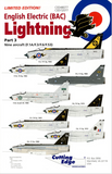 Cutting Edge 1:48 English Electric (BAC) Lightning decals Pt.3 - CED48077