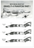 Sky's 1/48 scale decals Israeli Phantom w/full Hebrew stencils - #7