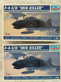 Esci 1/48 Scale F-4 C/D MiG Killer - 2 kits #4044 w/True Details wheels