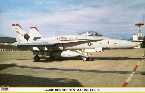 Hasegawa 1/48 scale F/A-18C Hornet USMC aircraft kit - 09359