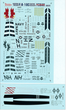 TwoBobs 1/48 scale decals F/A-18C VFA-22's Fighting Redcoks - 48-029