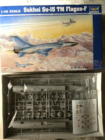 Trumpeter 1/48 scale Sukhoi Su-15 TM Flagon-F aircraft kit - 02811