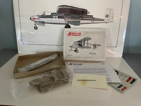 Aeroclub 1/48 Scale RAF FE.2b resin kit WWI