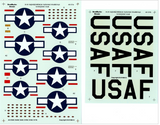 Aeromaster 1/48 B-29 Superfortress Nat'l Markings WWII/Post War decals - 48-271