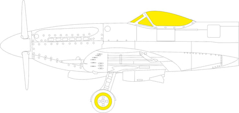 Eduard 1/48 mask Seafire F. XVII for Airfix kit - EX991