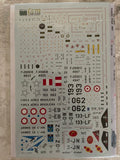 FCM 1/48 decals Mirage 2000B, C, -5F, D & N - 48040