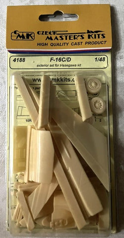 CMK 1/48 scale resin F-16C/D exterior set for Hasegawa kit - 4188