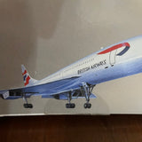 Airfix 1/72 scale BAC Aerospatiale Concorde kit 09005 minor shelf wear