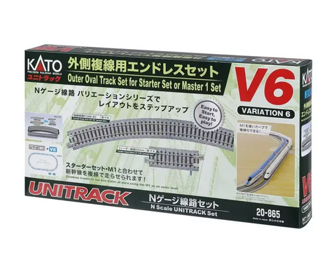 Kato 20-865 N Scale Outer Oval Track Set for Starter Set or Master 1 Set