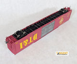Tangent HO 25046-02 DT&I Del. 1970 Magenta 86′ DPD Box Car Rd# 26817