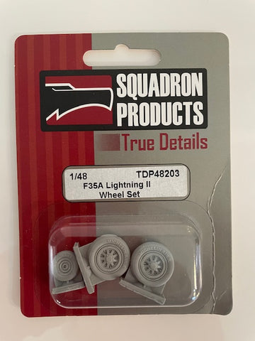 True Details 1/48 scale F35A Lightning II Resin Wheel Set - TDP48203
