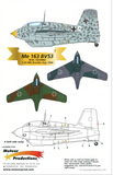 Cutting Edge 1:48 scale Me 163 B decal sheet - CED48259