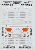 SuperScale 1:48 Decals EA-6B Prowlers USMC VMAQ-1 & VMAQ-2 - 48-908