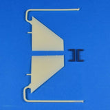 Hypersonic 1/48 scale F-16A/B Small Stabilators in resin for Kinetic - HMR48067