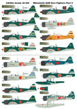Lifelike 1/48 decals Mitsubishi A6M Zero Fighters Part 6 - 48-066