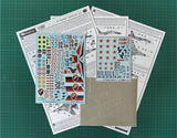 Begemot 1/48 decals for Su-27 Flanker family part 1 - 48-004