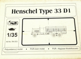 CMK 1/35 Scale Henschel Type 33 D1 resin kit - RA 003