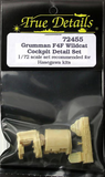 True Details 1/72 scale Grumman F4F Wildcat Resin Cockpit for Hasegawa - 72455
