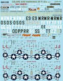 Furball 1/48 decals Colors and Markings of P-51 Part I - FDS4834 14 options