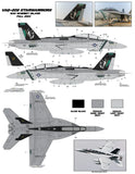 Dash Two 1/32 decals 32-001 Whidbey Growler CAGS E/A-18G Growlers for Trumpeter