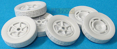 R & J Products 1/35 AB41 Armored Car Tires & Wheels - RJ35278