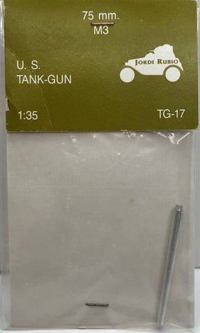 Jordi Rubio 1/35 Scale 75mm M3 US Tank Gun - TG-17
