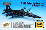 Wolfpack 1/48 scale resin T-38A Talon Update set for Wolfpack kit - WP48210