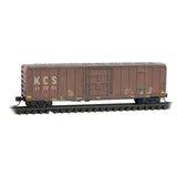 Micro Trains 98305018 N Scale Kansas City Southern Weathered Cars - 3-pk