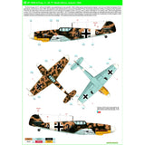 HGW 1/48 Wet Transfers PLUS combo set for Bf109 Afrika - 248064 for Eduard