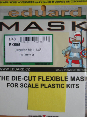Eduard 1/48 scale masks for Swordfish Mk. II kit by Tamiya - EX595