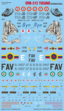 Caracal 1/48 decal EMB-312 Tucano International for Hobby Boss - CD48125