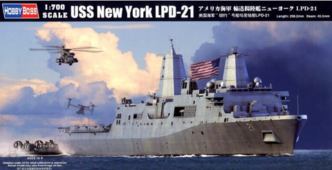 HobbyBoss 1:700 Scale U.S.S. New York LPD-21 - #83415