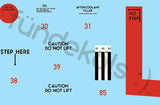 Fundekals 1/32 scale Decals for P-51D/K Mustang - Factory Stencil Data FUN32001