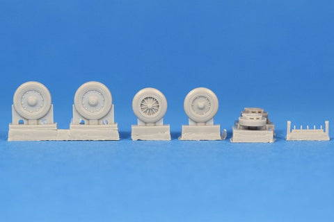 Hypersonic Models 1/48 Resin T-38 Wheels (Early) for Wolfpack - HMR48023