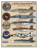Furball Aero-Design 1/32 decals F/A-18A/A+/B/C Hornets Legacy Bug Bandits 32004