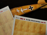 Uschi 1/72 1/48 1/32 Superfine Wood Grain Decal Albatross Ronny Bar Color #1003