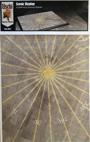 Uschi 1/72 Scale Scenic Print - Rectangular Compass Swing Ramp - USH3042